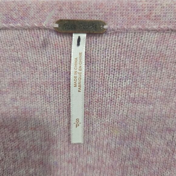 🐢 Free People Harmony Cashmere V Sweater NWOT-XS - Picture 6 of 7